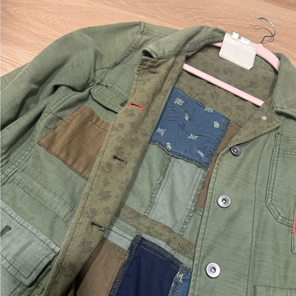 Anthropologie Olive Utility Jacket - Picture 2 of 4